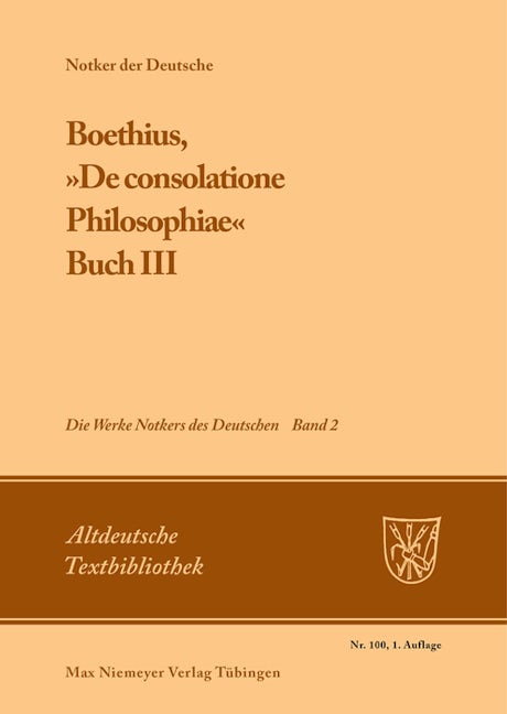 Boethius, »De consolatione Philosophiae«