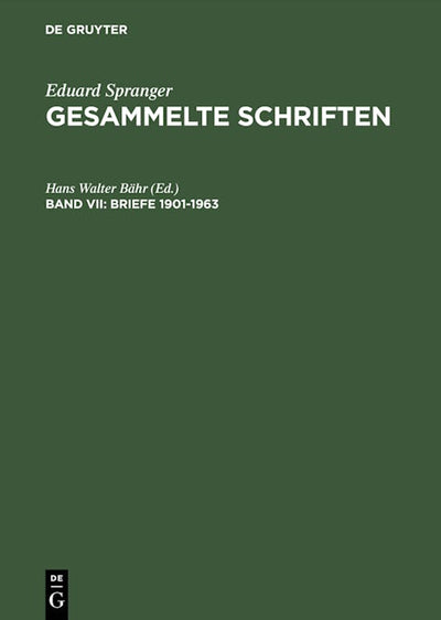 Briefe 1901–1963
