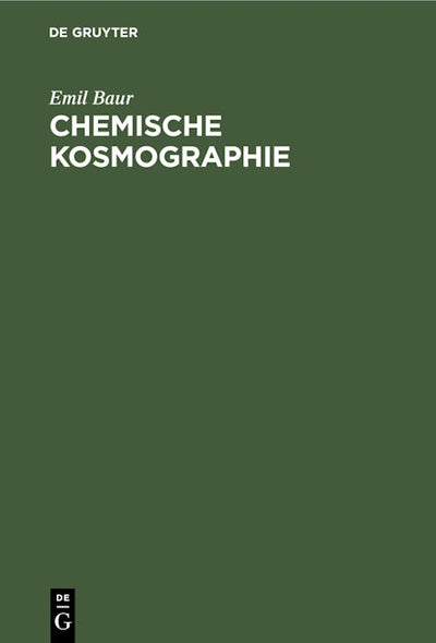 Chemische Kosmographie